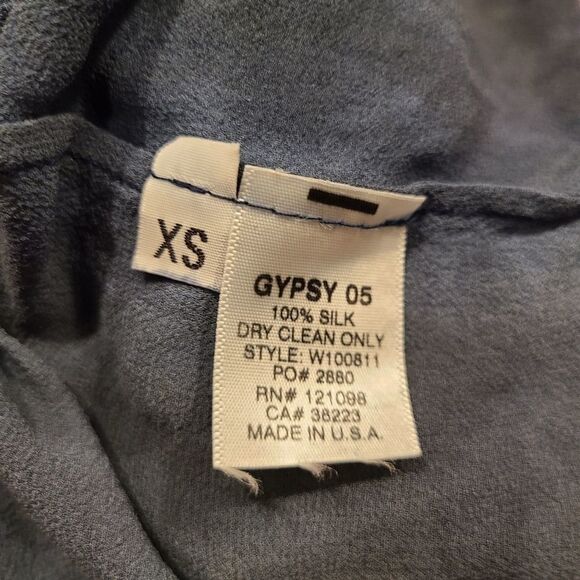 Gypsy 05 100% silk tunic - Picture 5 of 7